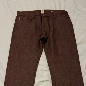 Hiroshi Kato The Hammer Straight - Brown Raw 10.5oz NWOT